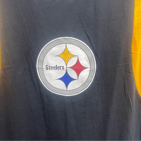 Pittsburgh Steelers Mitchell & Ness Matchup Tank Top Black Size Medium - Picture 2 of 6